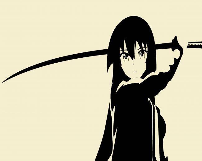 Akame With Katana paint by numbers