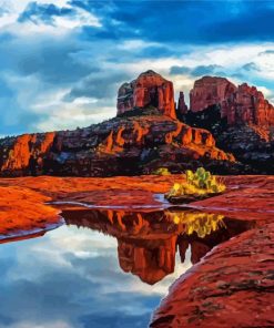 Red Rock Secret Mountain Wilderness Sedona paint by numbers