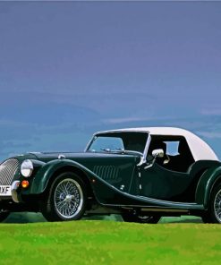 Retro Morgan Car paint by numbers