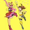 Ribbon Girl And Mechanica paint by numbers