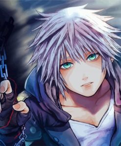 Riku Kingdom Hearts paint by nu