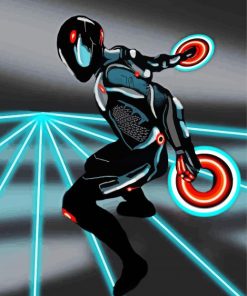 Rinzler Tron Character paint by number