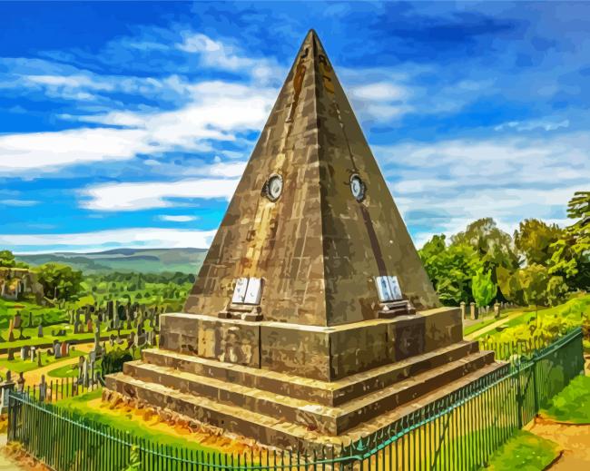 Robert The Bruce Statue paint by numbers