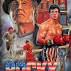 Sylvester Stallone Rocky paint by numbers