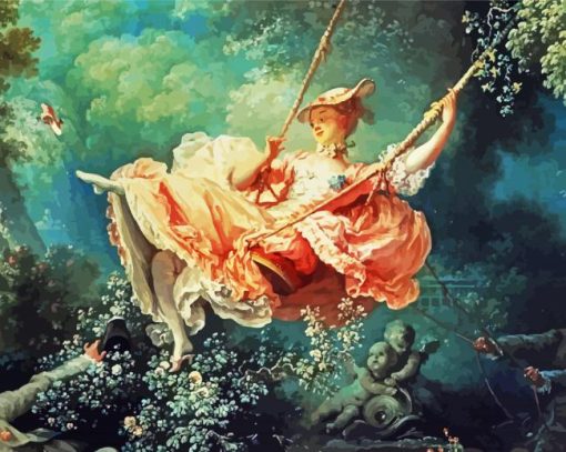 Aesthetic Rococo Art paint by numbers