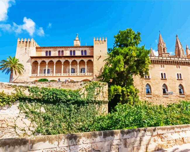 Royal Palace Of La Almudaina paint by numbers