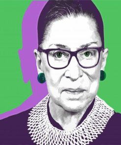 Ruth Bader Ginsburg paint by numbers