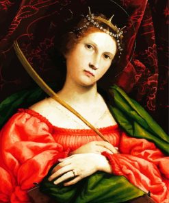 Catherine Of Alexandria paint by numbers