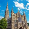 Salisbury Cathedral Building paint by numbers