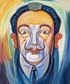 Salvador Dalí Illustration paint by numbers