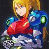 Samus Aran Character paint by numbers