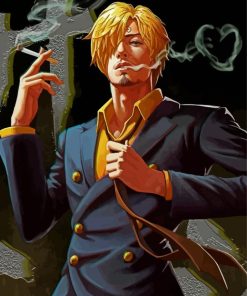 Sanji Vinsmoke Anime paint by numbers