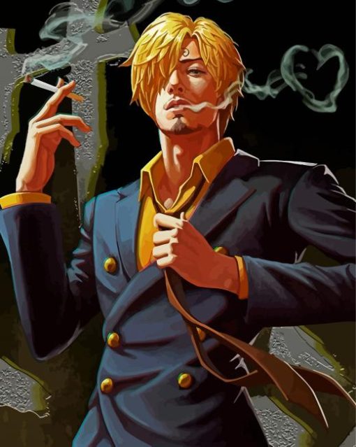 Sanji Vinsmoke Anime paint by numbers