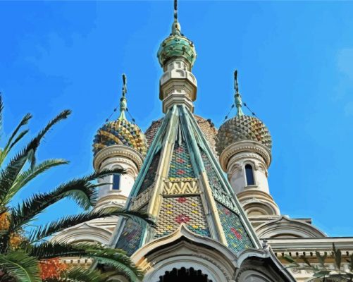 Russian Orthodox Church paint by numbers
