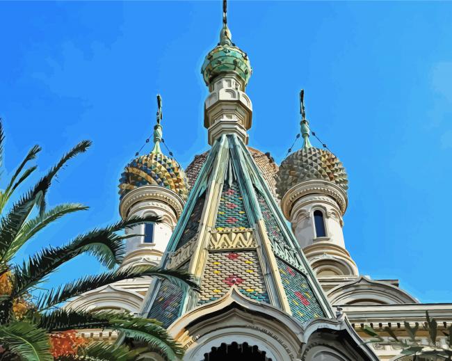 Russian Orthodox Church paint by numbers