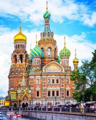 Savior On The Spilled Blood paint by numbers