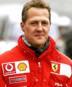 Michael Schumacher paint by numbers