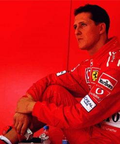 Michael Schumacher Driver paint by numbers