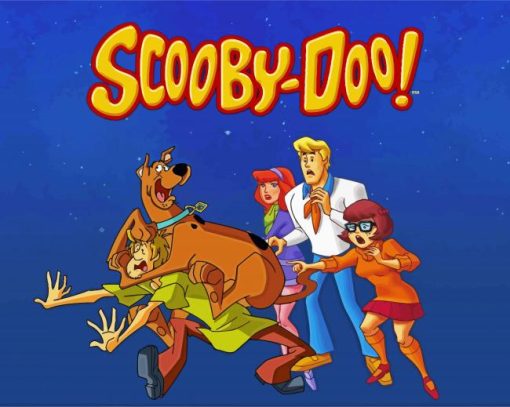 Scooby Doo Where Are You paint by numbers