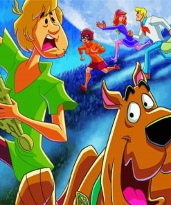 Scooby Doo Where Are You Animation paint byb numbers