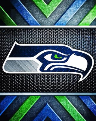 Seattle Seahawks Logo paint by numbers