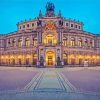 Semperoper Dresden Building paint by numbers
