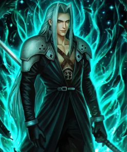 Sephiroth Character Art paint by numbers