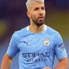 Kun Agüero Footballer paint by numbers