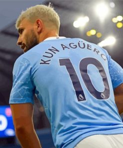 Sergio Agüero In Stadium paint byb numbers