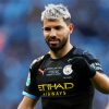 Footballer Sergio Agüero paint by numbers