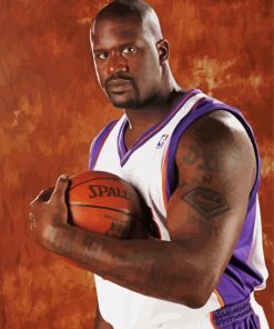 The Basketball Player Shaquille O'Neal paint by numbers