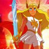 She Ra Superhero paint by numbers