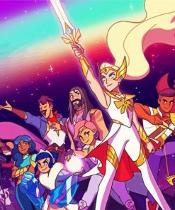 She Ra And Princesses Of Power paint by numbers