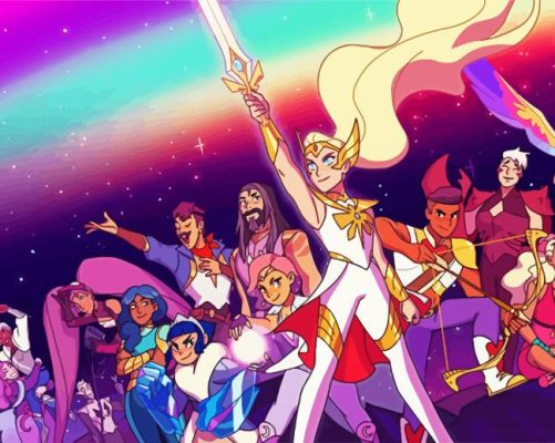 She Ra And Princesses Of Power paint by numbers