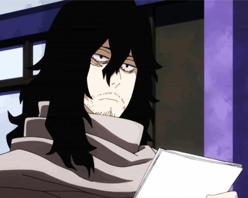 Shota Aizawa With Papers paint by numbers