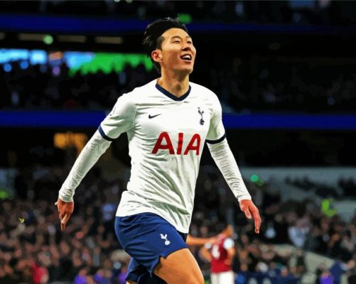 Son Heung Min Sonaldo paint by numbers