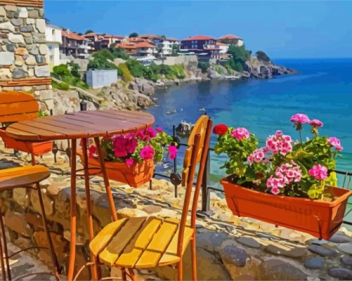 Aesthetic Sozopol City paint by numbers