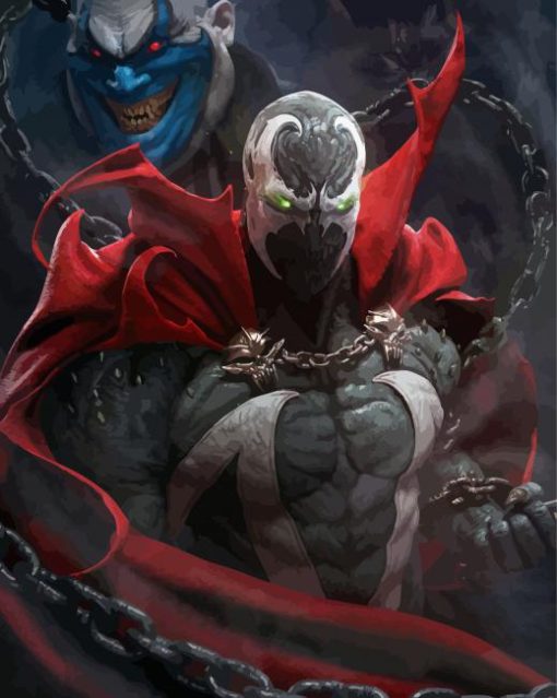 The Fictional Character Spawn paint by numbers