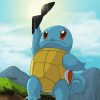 Squirtle Character Anime paint by numbers