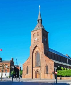 St Canute's Cathedral paint by numbers