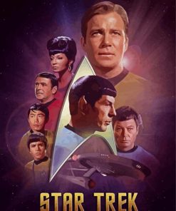 Star Trek Series Poster paint by numbers