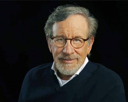 Steven Spielberg With Glasses piant by numbers