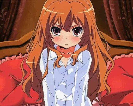 Aesthetic Taiga Aisaka paint by numbers