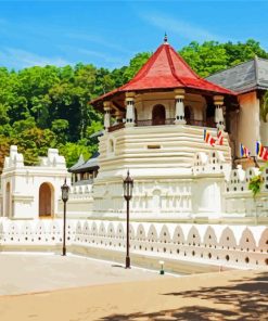 Temple Of The Sacred Tooth Relic paint by numbers