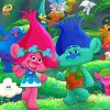 Trolls Animation Kids paint by numbers