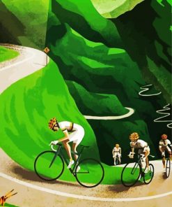 The Cyclists Art paint by numbers