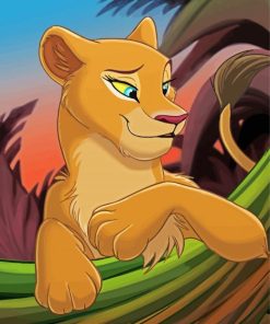 Beautiful Lioness Nala paint by numbers