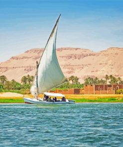 The Aesthetic Nile River paint by numbers