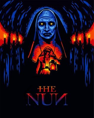 The Nun Movie Poster paint by numbers