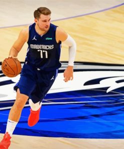 Luka Dončić Player paint by numbers